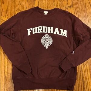 Champion Maroon Fordham Sweatshirt